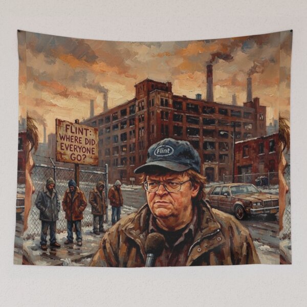 Item preview, Roger & Me Documentary Fine Art Tribute designed and sold by Art's Diner.