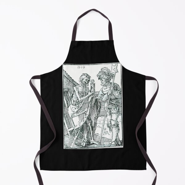 Item preview, Vintage Woodcut Death and Soldier Medieval Renaissance Art designed and sold by AsierRios.
