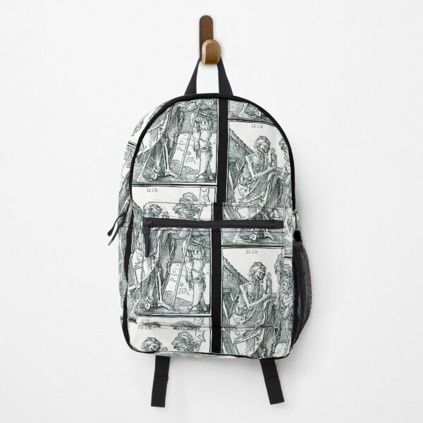 Item preview, Vintage Woodcut Death and Soldier Medieval Renaissance Art designed and sold by AsierRios.