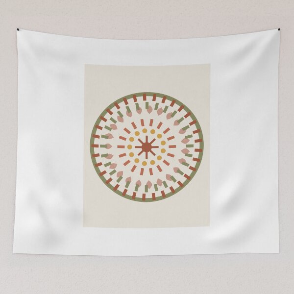 Item preview, Boho Mandala in Warm Earthy Tones designed and sold by ChromaLens.
