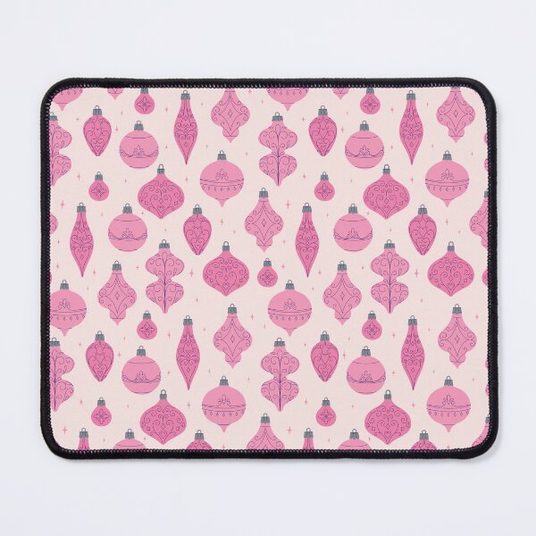Item preview, Pink Christmas baubles pattern.  designed and sold by burbura.