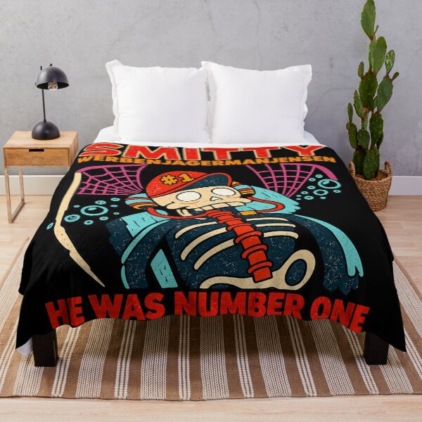 Item preview, He Was Number One Vintage, Retro Cartoon Funny Skeleton designed and sold by burrito-site.