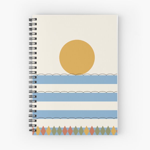 Item preview, Mediterranean Sun and Sea Geometric Print designed and sold by ChromaLens.