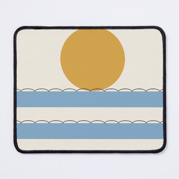 Item preview, Mediterranean Sun and Sea Geometric Print designed and sold by ChromaLens.