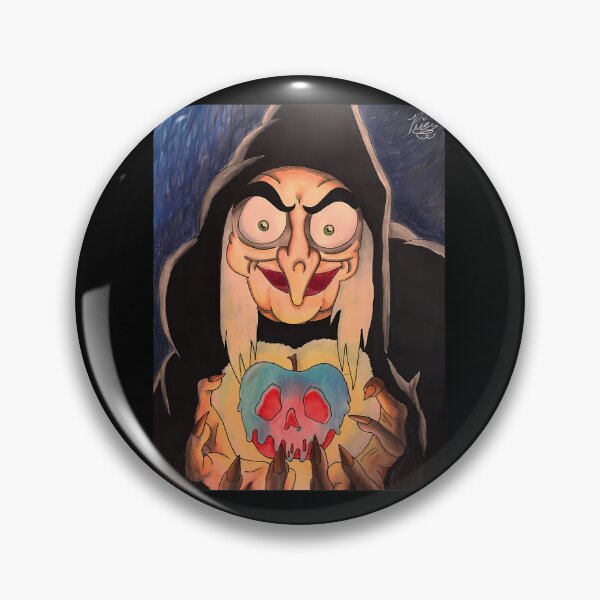 Item preview, Creepy Old Witch Poison Apple Gothic Fantasy Portrait designed and sold by AsierRios.