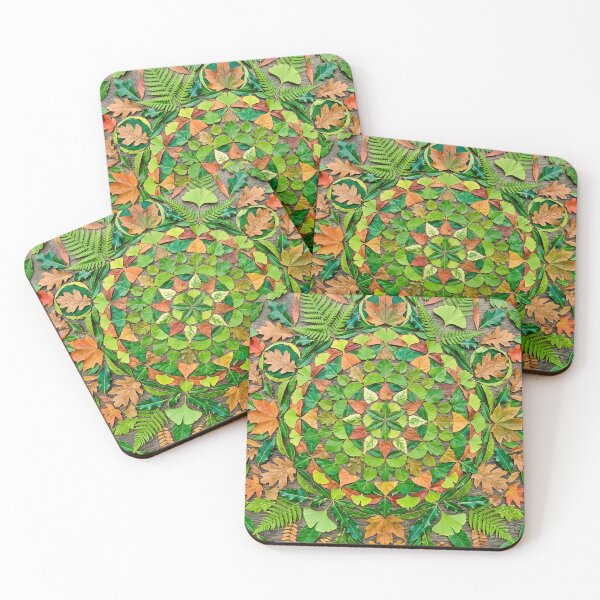 Item preview, Circular Forest Leaf Mandala designed and sold by aulanmeloi.