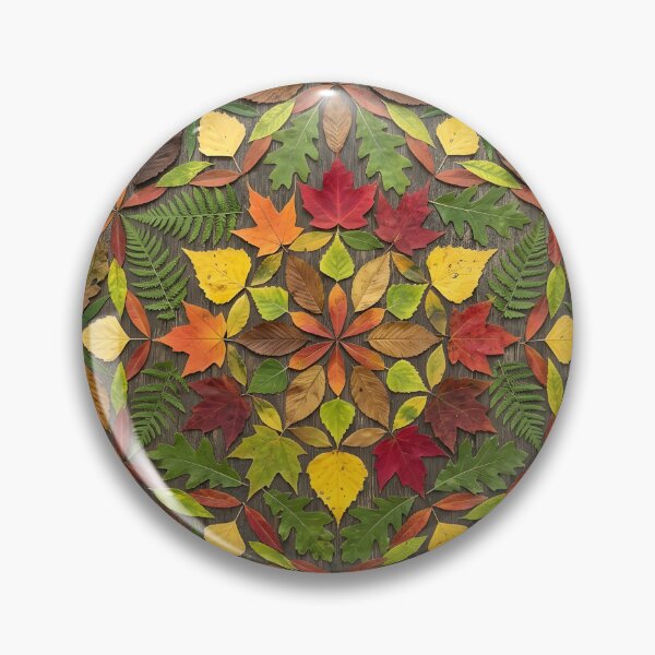 Item preview, Symmetrical Autumn Foliage Pattern designed and sold by aulanmeloi.
