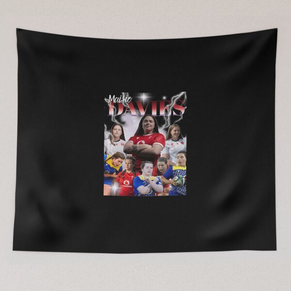 Item preview, Women Rugby Player Athletic Team Collage Poster designed and sold by AsierRios.