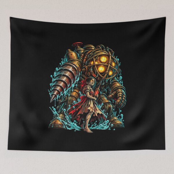Item preview, BioShock Big Daddy and Little Sister designed and sold by Pandaburba.