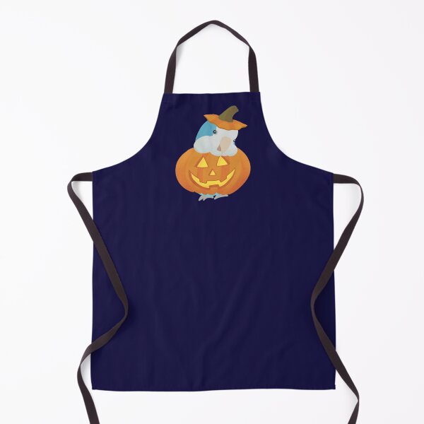 Item preview, Illustration of a Blue quaker parrot dressed like a Halloween Pumpkin designed and sold by FandomizedRose.