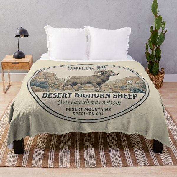 Item preview, Desert Bighorn Sheep Route 66 Wildlife Badge designed and sold by CalmCapy Co.