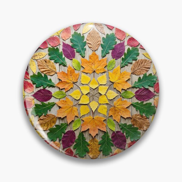 Item preview, Vibrant Multi Color Autumn Leaf Starburst designed and sold by aulanmeloi.