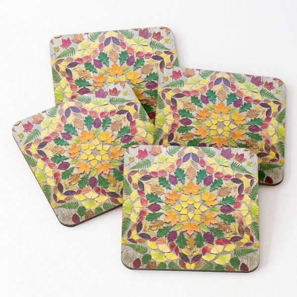 Item preview, Vibrant Multi Color Autumn Leaf Starburst designed and sold by aulanmeloi.