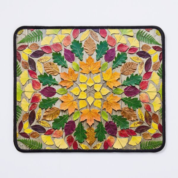 Item preview, Vibrant Multi Color Autumn Leaf Starburst designed and sold by aulanmeloi.