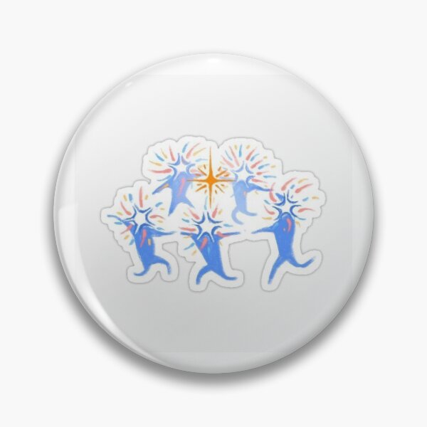 Item preview, Abstract Dancing Figures - Pastel Celestial Starburst Illustration designed and sold by WaltzOnVenus.