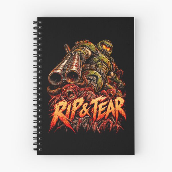 Item preview, Doom Slayer Rip and Tear designed and sold by Pandaburba.