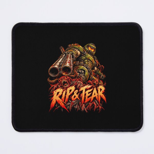 Item preview, Doom Slayer Rip and Tear designed and sold by Pandaburba.