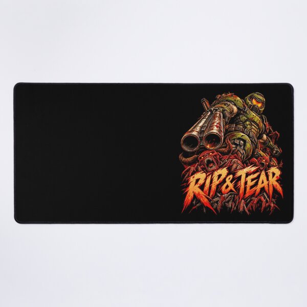 Item preview, Doom Slayer Rip and Tear designed and sold by Pandaburba.