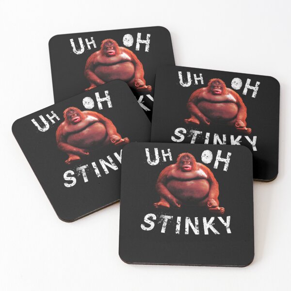 Aperçu de l'œuvre Oh-Oh-Stinky-Le-Monke-Mème-Drôle-Dank créée et vendue par sylviacggb.
