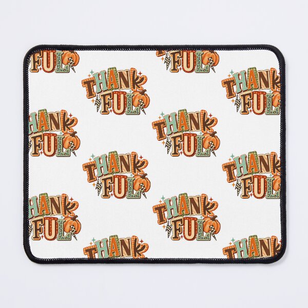 Item preview, Thankful Retro Patchwork Fall Pumpkin Thanksgiving Shirt designed and sold by KippyMcCall.