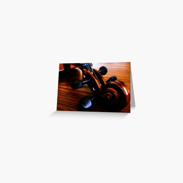 Viola's Scroll Greeting Card