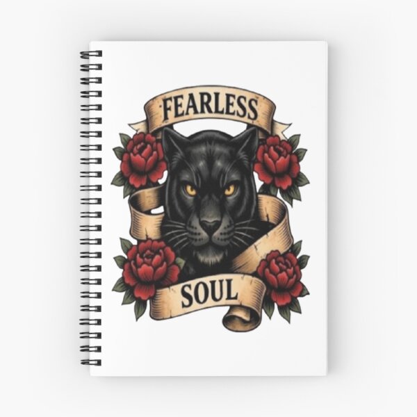 Item preview, Fearless Soul Black Panther Tattoo Design designed and sold by StreetWave01.