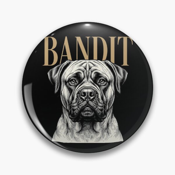 Item preview, Bandit Bullmastiff Dog Sketch for Proud Mastiff Pup Parents and Big Dog Lovers designed and sold by raedattia.