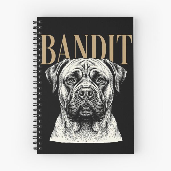 Item preview, Bandit Bullmastiff Dog Sketch for Proud Mastiff Pup Parents and Big Dog Lovers designed and sold by raedattia.