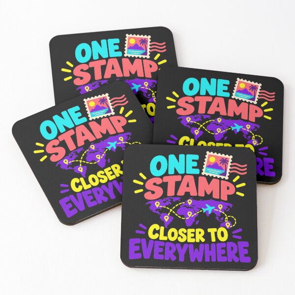 Item preview, One Stamp Closer To Everywhere Postcard Exchange Travel Mail designed and sold by DreamLayerStudio.