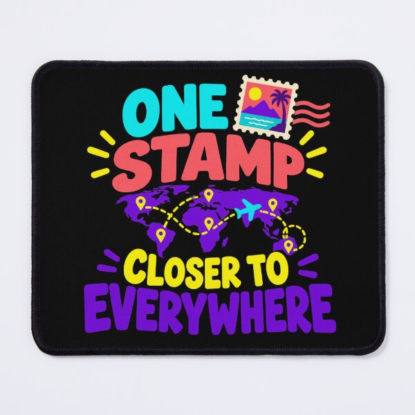 Item preview, One Stamp Closer To Everywhere Postcard Exchange Travel Mail designed and sold by DreamLayerStudio.