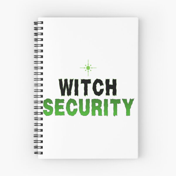 Item preview, Witch Security Gothic Halloween Design for Witches & Spooky Season Fans T-Shirt designed and sold by Teetreasure2.