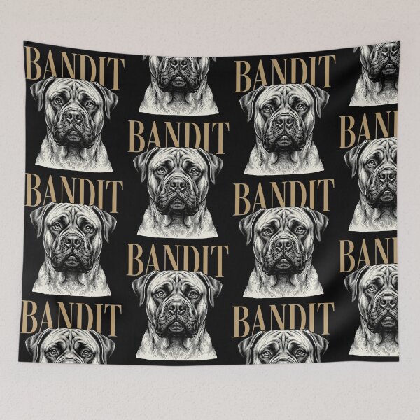 Item preview, Bandit Bullmastiff Dog Sketch for Proud Mastiff Pup Parents and Big Dog Lovers designed and sold by raedattia.