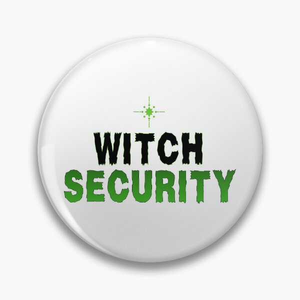 Item preview, Witch Security Gothic Halloween Design for Witches & Spooky Season Fans T-Shirt designed and sold by Teetreasure2.