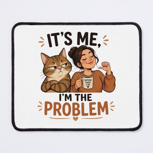 Item preview, Its Me Im The Problem Funny Pet Owner Cat Dog Mug designed and sold by Créative touche .