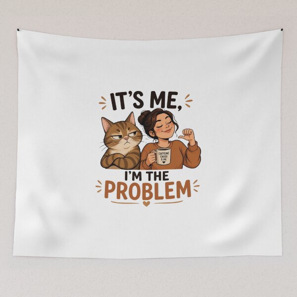 Item preview, Its Me Im The Problem Funny Pet Owner Cat Dog Mug designed and sold by Créative touche .