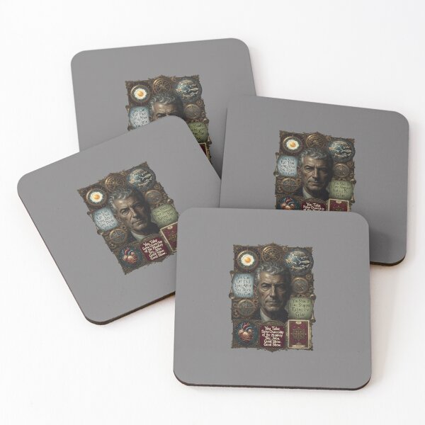 Item preview, Colorful Bourdain Inspired Portrait Art Collage-64 designed and sold by JennyEsch.
