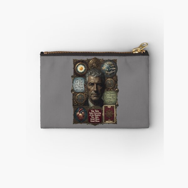 Item preview, Colorful Bourdain Inspired Portrait Art Collage-64 designed and sold by JennyEsch.