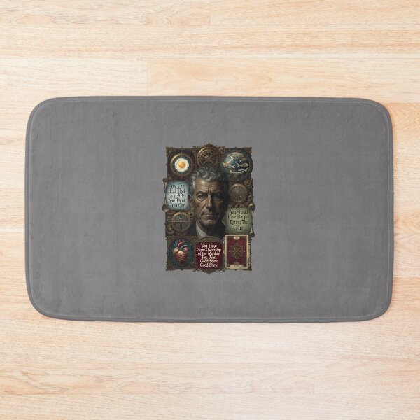 Item preview, Colorful Bourdain Inspired Portrait Art Collage-64 designed and sold by JennyEsch.