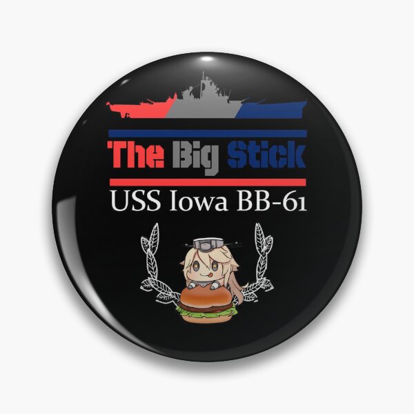Item preview, Uss-Iowa-The-Big-Stick designed and sold by sylviacggb.