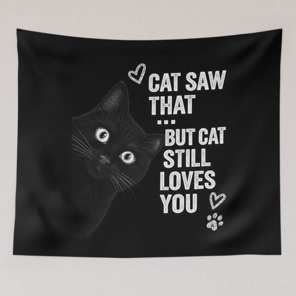 Item preview, Cat Saw That  designed and sold by AsjasminEhavan.