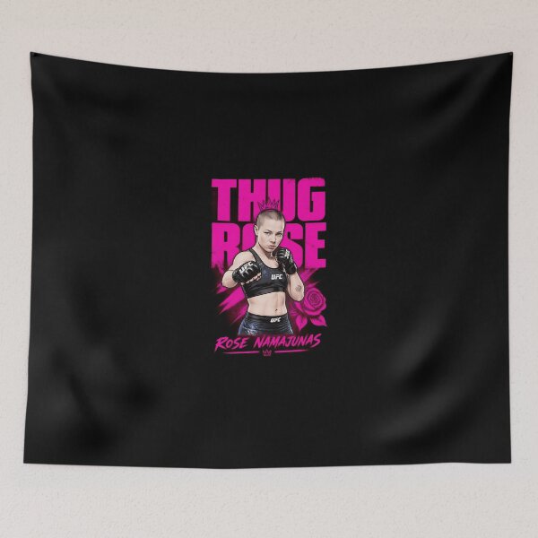 Item preview, Thug Rose Namajunas UFC Fighter Pink Crown Art-90 designed and sold by DebraMattie.