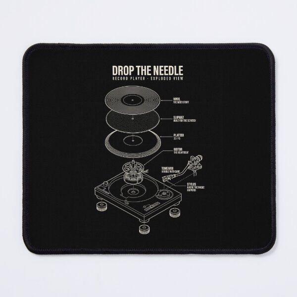Item preview, Record Player Turntable Exploded View Drop The Needle designed and sold by nessismore.