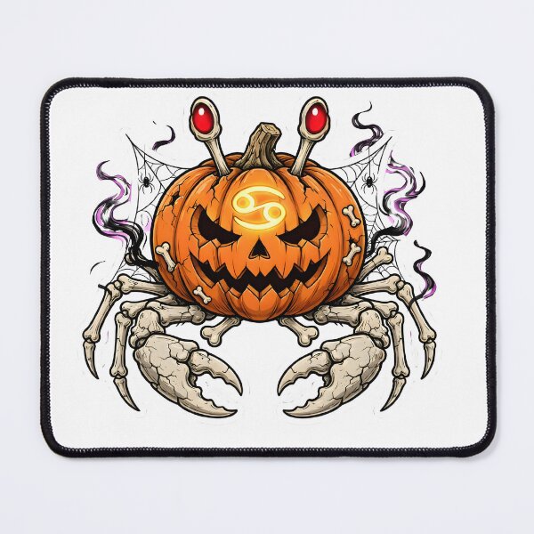 Item preview, Spooky Halloween Pumpkin Spider designed and sold by Zodiac Celestial Art.