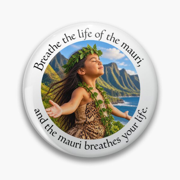 Item preview, Maori Vitality Proverb - Breathe the life of the mauri | Pacific Art designed and sold by ShakaLife.org.
