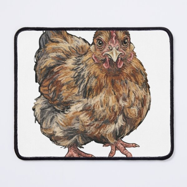 Item preview, Fluffy Brown Hen Illustration designed and sold by Deilage.
