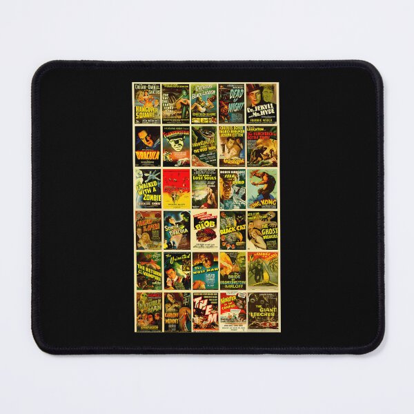 Item preview, Classic Vintage Horror Movie Posters Retro Collage designed and sold by AsierRios.