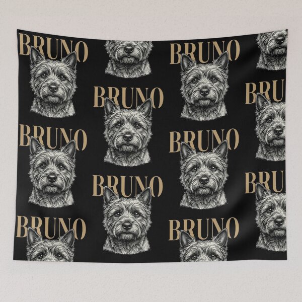 Item preview, Bruno Cairn Terrier Dog Sketch for Proud Norwich Terrier Parents and Scruffy Dog Lovers designed and sold by raedattia.
