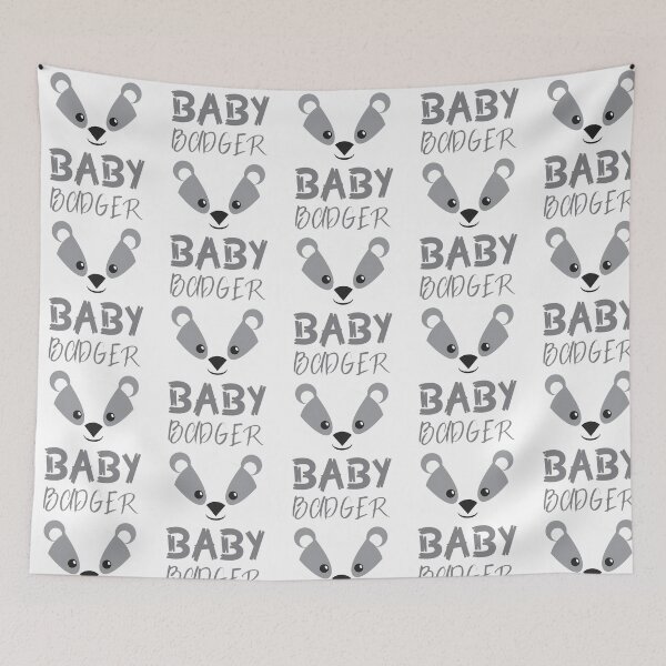 Item preview, Baby Badger (With Matching Mama Badger And Papa Badger) designed and sold by elizah-jeffcoat.