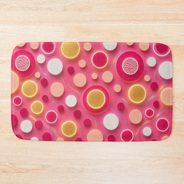 Item preview, Kawaii Anime Big Eyes Butterfly - Y2K Pop Art Pink Neon Circle Pattern designed and sold by Breezes-of-Ida.