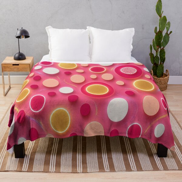 Item preview, Kawaii Anime Big Eyes Butterfly - Y2K Pop Art Pink Neon Circle Pattern designed and sold by Breezes-of-Ida.